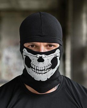Балаклава Skull Black 96401 фото