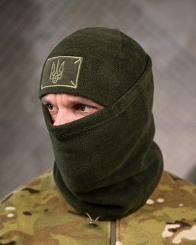 Комплект: шапка та баф &laquo;Intelligence&raquo;, колір &laquo;Olive&raquo; 50190 фото