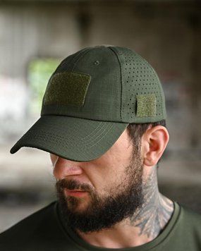 Тактична бейсболка &laquo;Olive&raquo; з сіткою 96409 фото