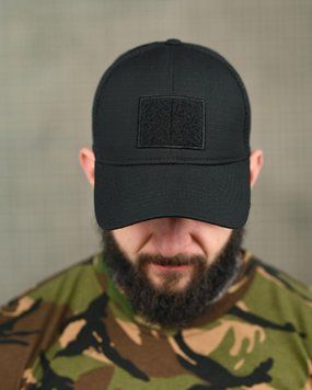 Black бейсболка з сіткою 95551 фото