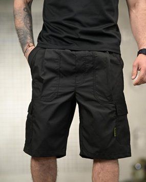 Тактичні шорти brize Black 96227-s фото